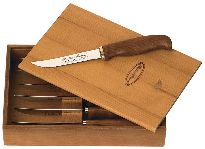 Marttiini Steak Knives 6 Pc Wooden Box Bıçak