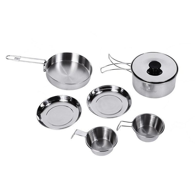 Kingcamp Backpacker III Silver Yemek Set (2 Kişilik)