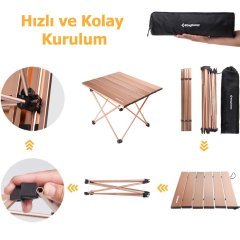 Kingcamp Table S U.Light Katlanabilir Masa