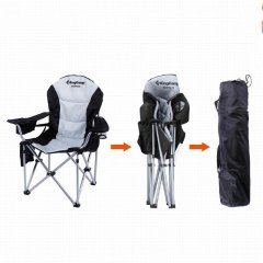 Kingcamp Deluxe Sandalye (Siyah/Gri)