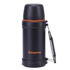 Kingcamp 750 ml Vacuum Siyah Termos