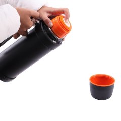 Kingcamp 1000 ml Vacuum Siyah Termos
