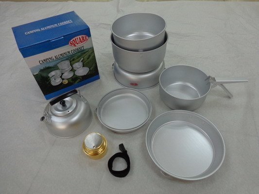 Square A1010K Alkol Ocağı (Kamp Yemek Seti)