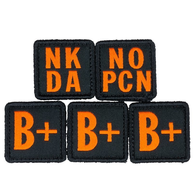 5.11 Blood Type Patch Kit B Positive