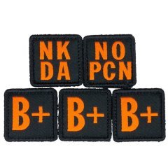 5.11 Blood Type Patch Kit B Positive