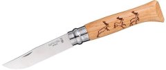 Opinel Inox Meşe İşlemeli 8 No Çakı (001623)