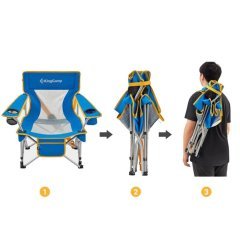 Kingcamp Larch Beech Sandalye (Mavi)