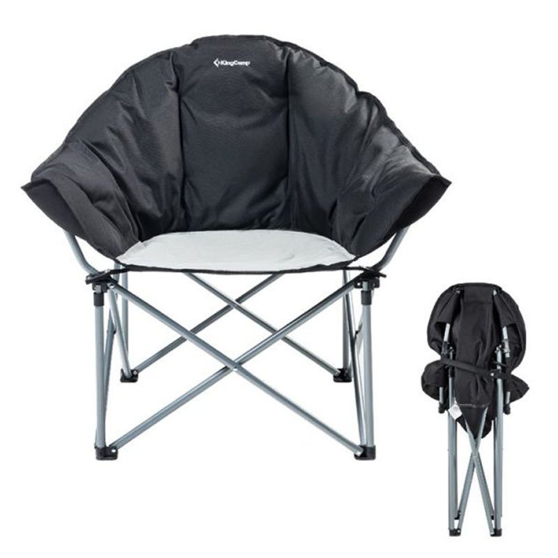 Kingcamp Comfort Sofa Sandalye (Black/Grey)