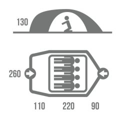 Husky Baron Yeşil 4 Kişilik Çadır