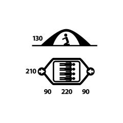 Husky Bright Yeşil 4 Kişilik Çadır