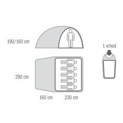 Husky Bigless 5 Kişilik Çadır