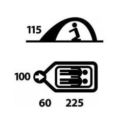 Husky Sawaj Ultra Yeşil 2 Kişilik Çadır