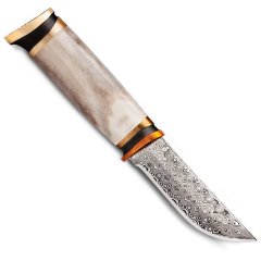 Marttiini Moose Antler Damascus Bıçak (557011W)