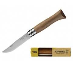 Opinel Inox Ceviz  Saplı 6 No Çakı (002025)
