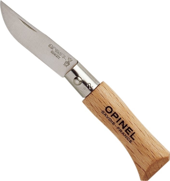 Opinel Inox Kayın Saplı 2 No Çakı (001070)