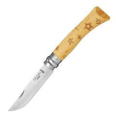 Opinel Inox  7 No Yildiz İşleme Çakı (001549)