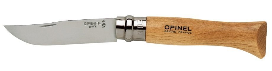 Opinel Inox Kayın Saplı 8 No Çakı (123080)