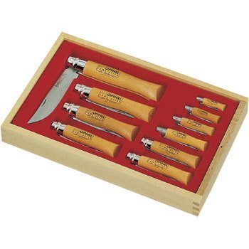 Opinel Karbon 2/12 Arası Kutulu Çakı Seti (183102)