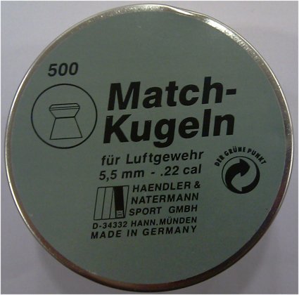 H&N MATCH KUGELN 5.5 CAL HAVALI SAÇMA