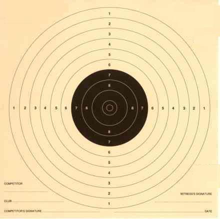 Tufek Hedef Kağıdı