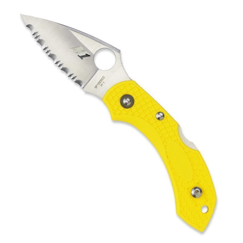 Spyderco C28Syl2 Dragonfly 2 Salt Ser Sarı Çakı