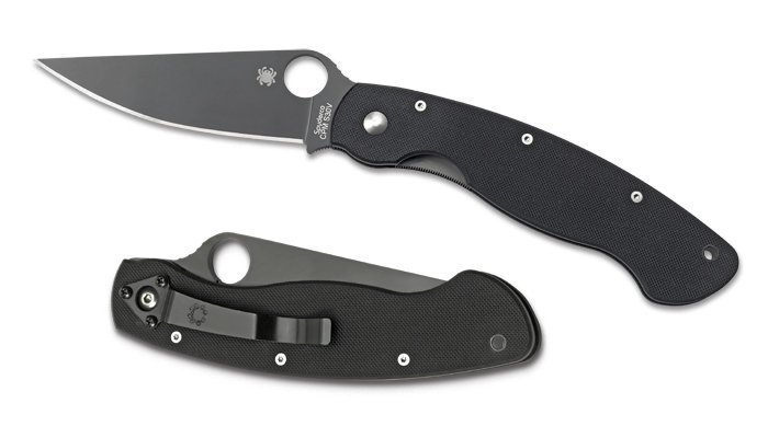 Spyderco Military G-10 Siyah Çakı