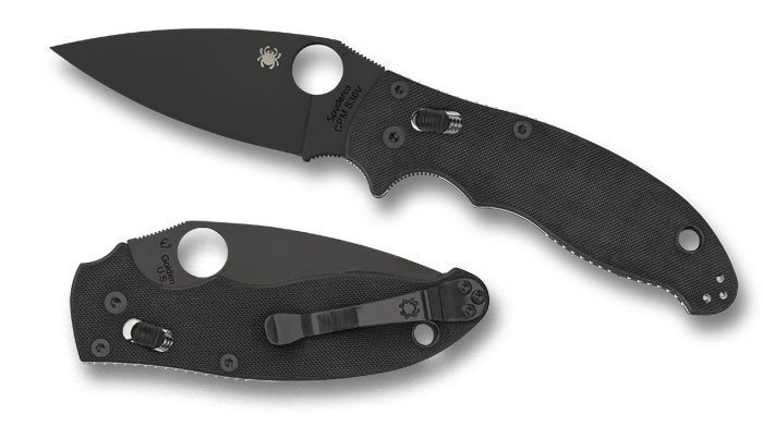 Spyderco Manix 2 Siyah Çakı (C101Gpbbk2)